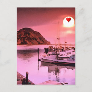 Postal Postcard del puerto Hues