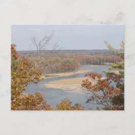 Postal Postcard del río AuSable