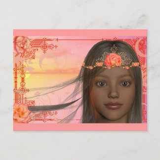 Postal Postcard del sueño de Tangerine