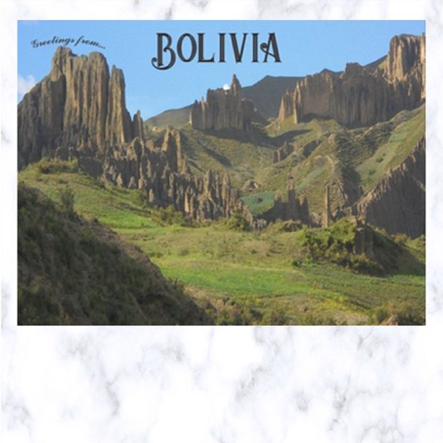 Postal Postcard del Valle de las Almas de Bolivia (Subido por el creador)