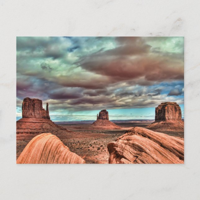 Postal Postcard del Valle del Monumento (Anverso)
