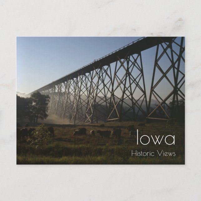 Postal Postcard del Viaducto del Ferrocarril (Anverso)