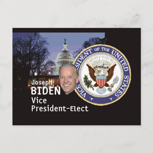 Postal Postcard del vicepresidente (Anverso)