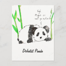 Postal Postcard demócrata de Panda