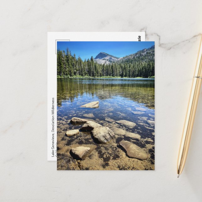 Postal Postcard - Desolación Wilderness, California (Anverso/Reverso In Situ)