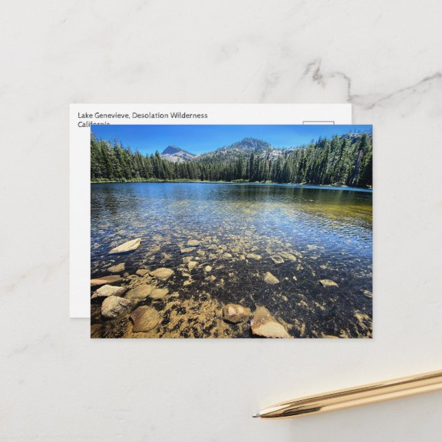 Postal Postcard - Desolación Wilderness, California (Anverso/Reverso In Situ)