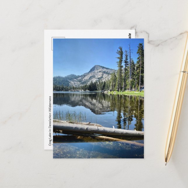 Postal Postcard - Desolación Wilderness, California (Anverso/Reverso In Situ)
