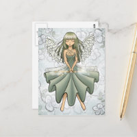 Postcard - Diseño de primavera de citación de hada