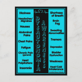 Postal POSTCARD...DYSAUTONOMIA - Síntomas