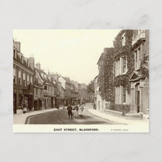 Postal Postcard, East Street, Blandford Forum, Dorset