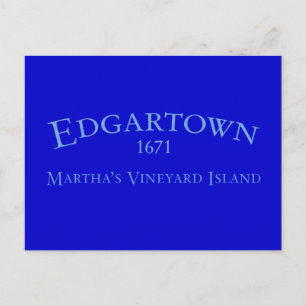 Postal Postcard Edgartown Incorporated 1671
