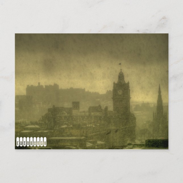 Postal Postcard Edinburgh Vintage (Anverso)
