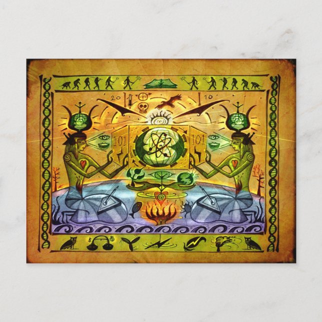 Postal Postcard egipcio moderno (Anverso)