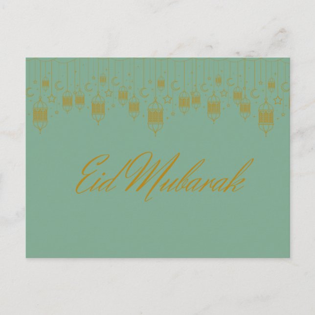 Postal Postcard "Eid Mubarak" (Anverso)