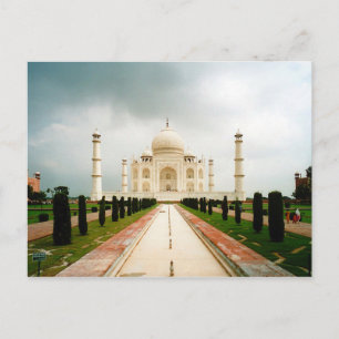 Postal Postcard en ruta al Taj Mahal, Agra, India
