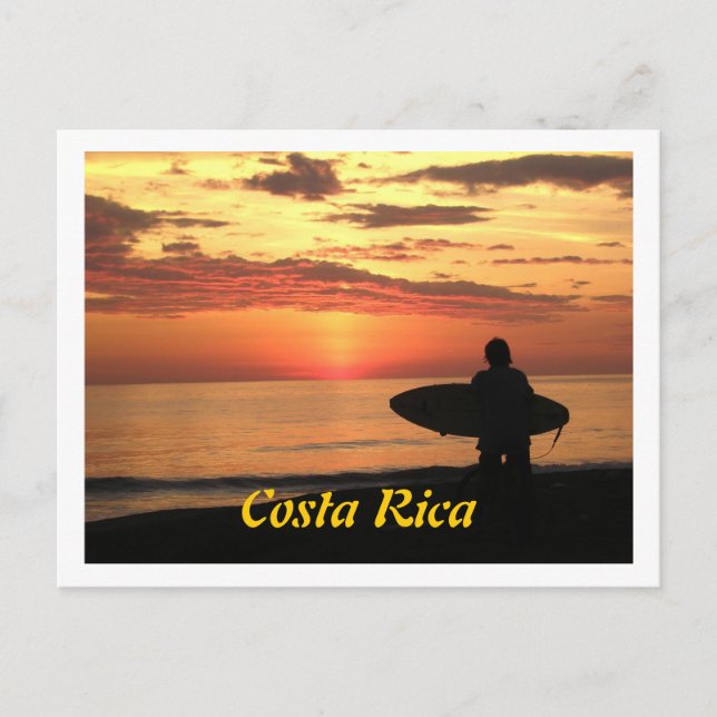 Postal Postcard esperando por Surf (Anverso)