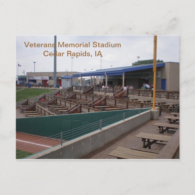 Postal Postcard - Estadio conmemorativo de los Veteranos  (Anverso)