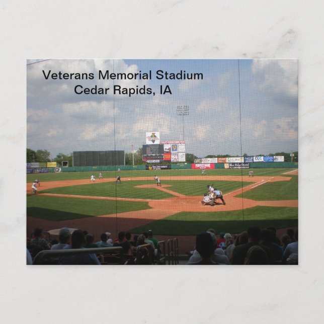 Postal Postcard - Estadio conmemorativo de los Veteranos  (Anverso)