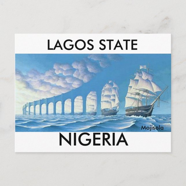 Postal Postcard - ESTADO LAGOS (Anverso)