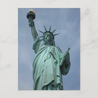 Postal Postcard, estatua de la libertad