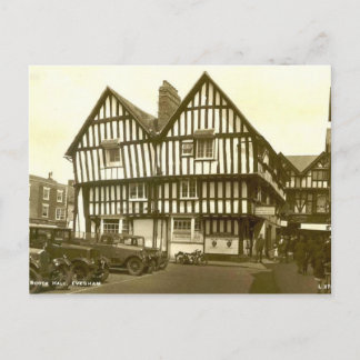 Postal Postcard, Evesham, Worcestershire, 1937