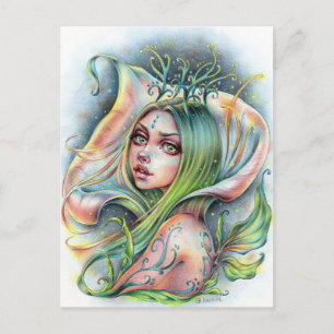 Postal Postcard Fae Flourish