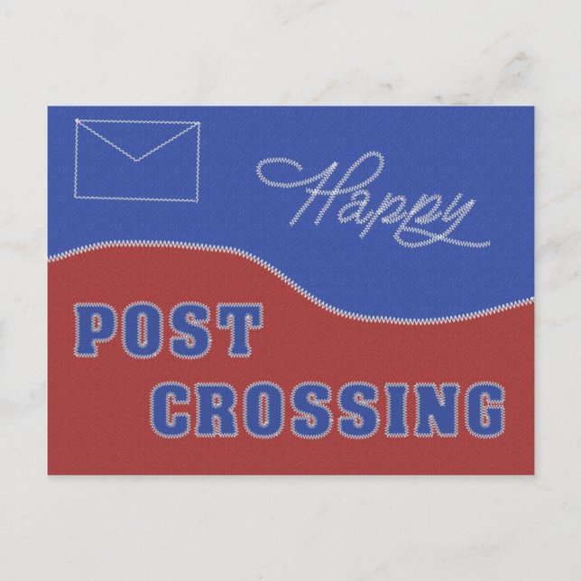 Postal Postcard "¡Feliz Posttravesía! Stitches" (Anverso)