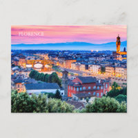 POSTCARD Florencia, Italia