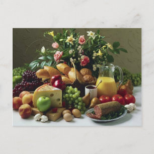 POSTAL POSTCARD FOOD ON SHPLAY