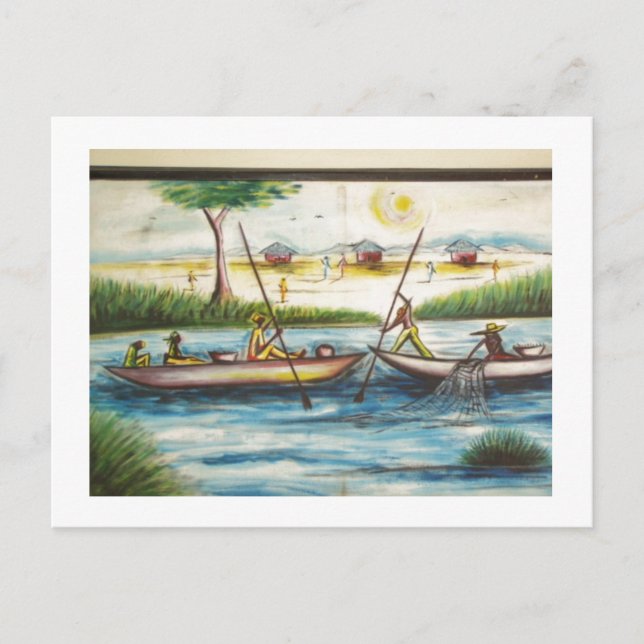 Postal Postcard from nIGERIA (Anverso)