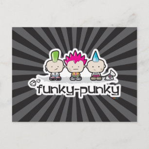 Postal Postcard Funky-Punky