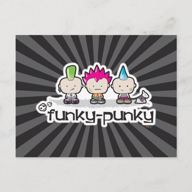 Postal Postcard Funky-Punky (Anverso)