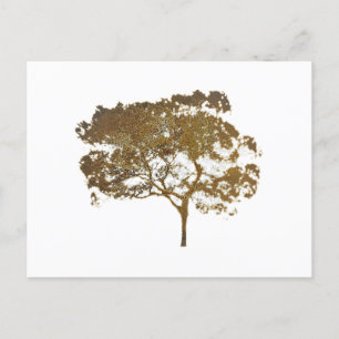 Postal postcard GOLDEN TREE STYLE DISEÑE