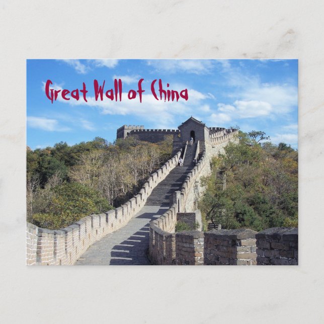 Postal POSTCARD - Gran Muralla China (Anverso)