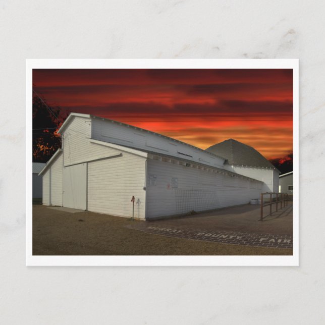 Postal Postcard, granero del condado de Murray (Anverso)
