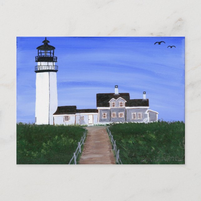 Postal Postcard, Highland Light by M. Laplante (Anverso)