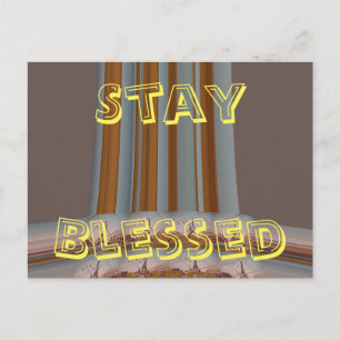 Postal Postcard I Love Eiffel Tower permanecer bendecido