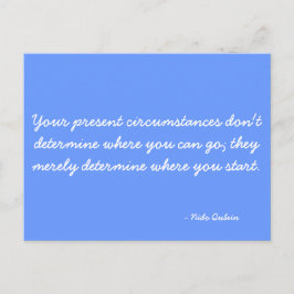 Postal Postcard inspirador citando a Nido Qubein