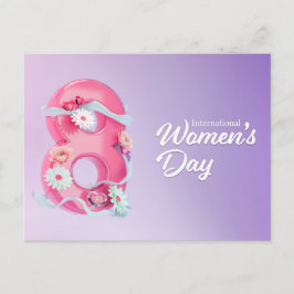 Postal postcard international women's day 8