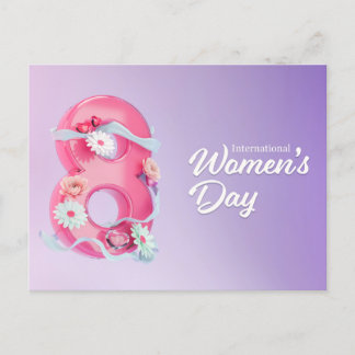 Postal postcard international women's day 8