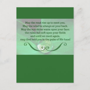 Postal Postcard irlandés - Vertical