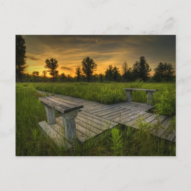 Postal Postcard Irwin Prairie Sunset (Anverso)