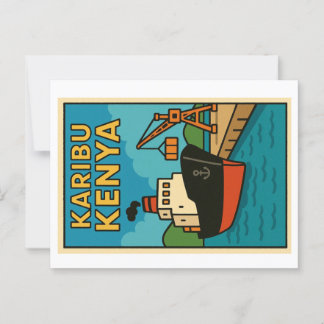 Postal Postcard - Karibu Kenya