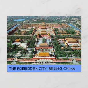 Postal Postcard La Ciudad Prohibida Beijing China