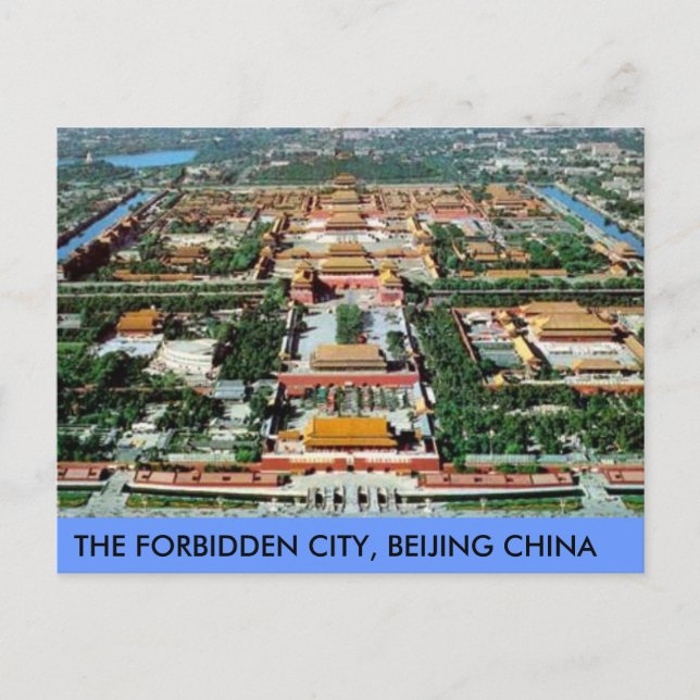 Postal Postcard La Ciudad Prohibida Beijing China (Anverso)