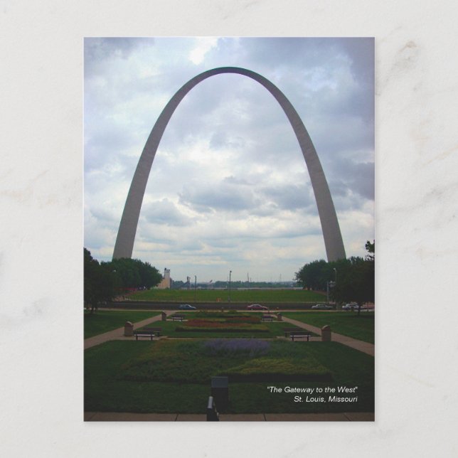 Postal Postcard "La puerta de entrada al Oeste" (Anverso)