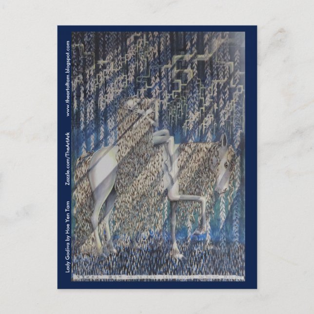 Postal Postcard - Lady Godiva (Anverso)