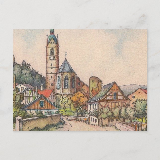 Postal Postcard - Laufenburg, WaldClose, Alemania (Anverso)