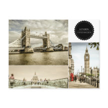 Postcard londinense moderno