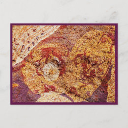 Postal Postcard Love and Peace "Earth-Design"